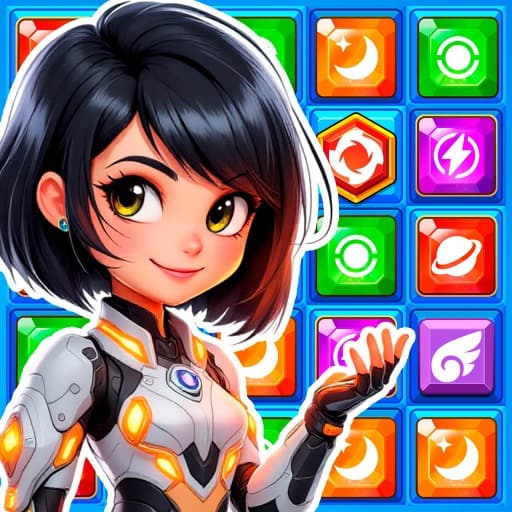 Secret Galaxy. Match-three