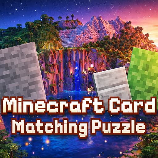Minecraft Card Matching Puzzle