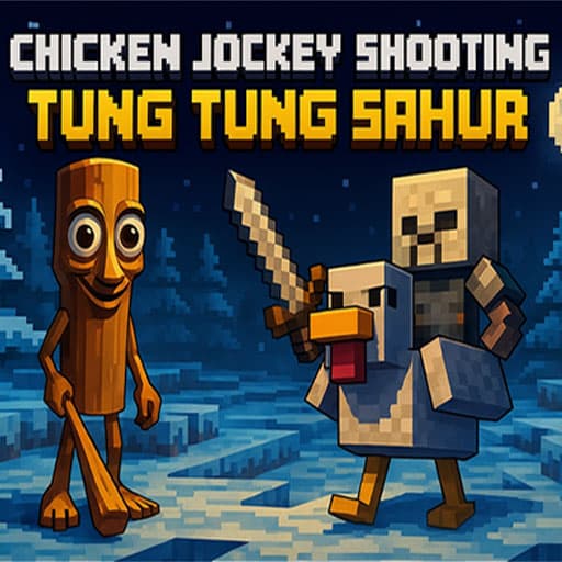 Chicken Jockey Shooting Tung Tung Sahur