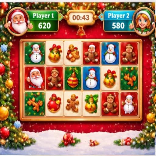 Santa Matching Game