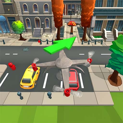 Crazy Drone Pizza Delivery