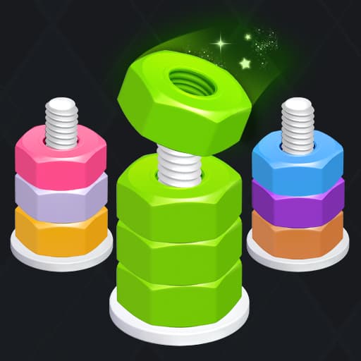 nuts puzzle:color sort