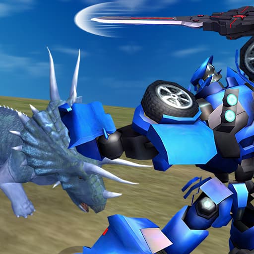 Jurassic Dinosaur Mech Battle