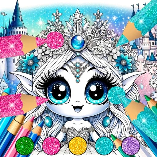 Royal Castles Coloring Page