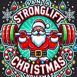 Santa StrongLift Christmas
